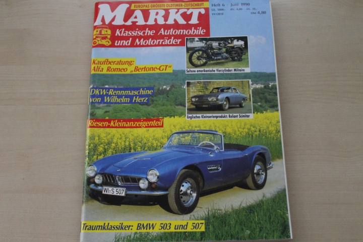 Deckblatt Oldtimer Markt (06/1990)